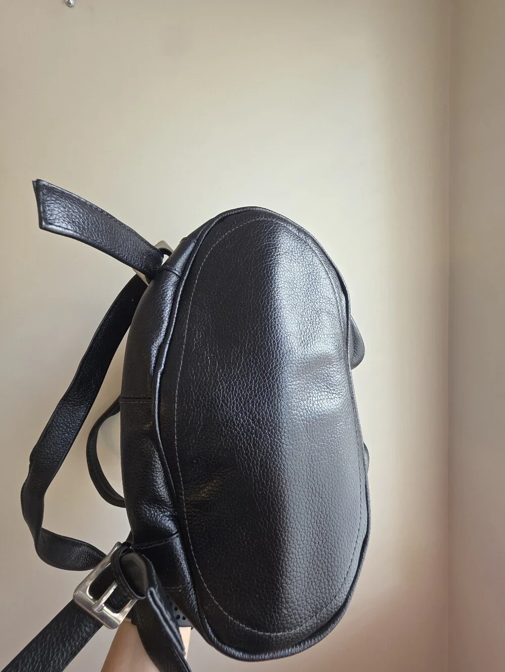 Leather Convertible Backpack with Wallet